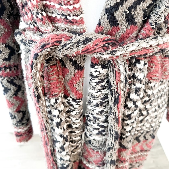 Free People Iona Oversized Patterned Cardigan - Picture 5 of 10